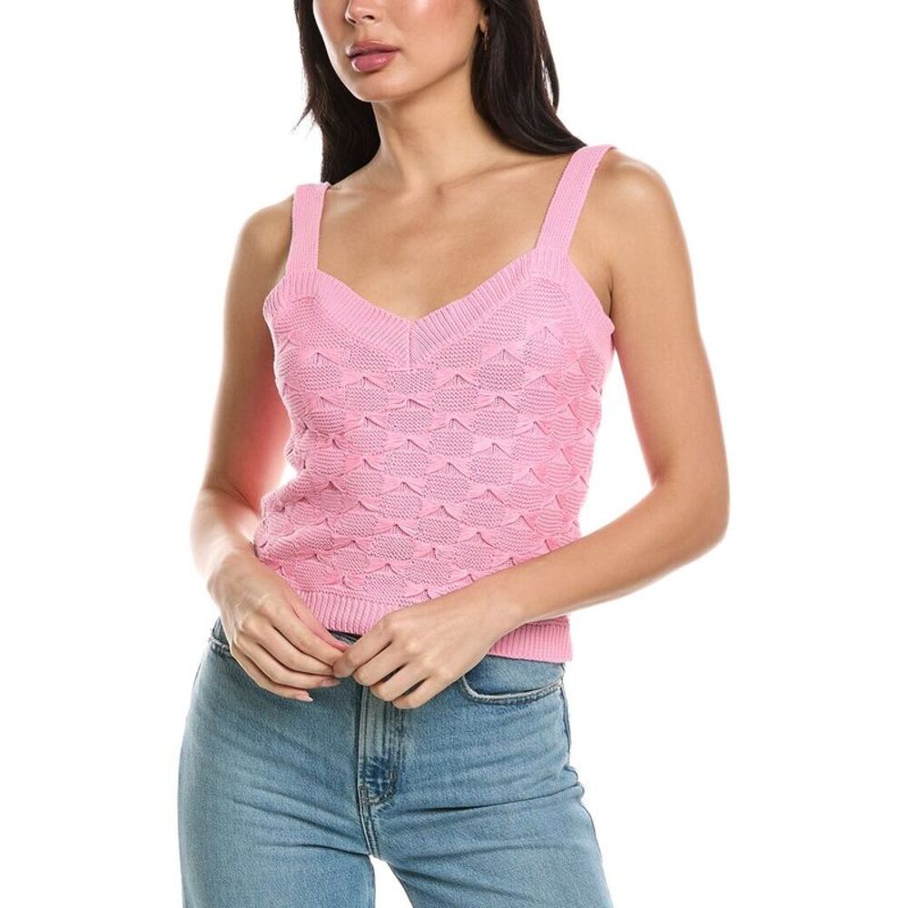 Allison Womens  Sweetheart Tank, Pink